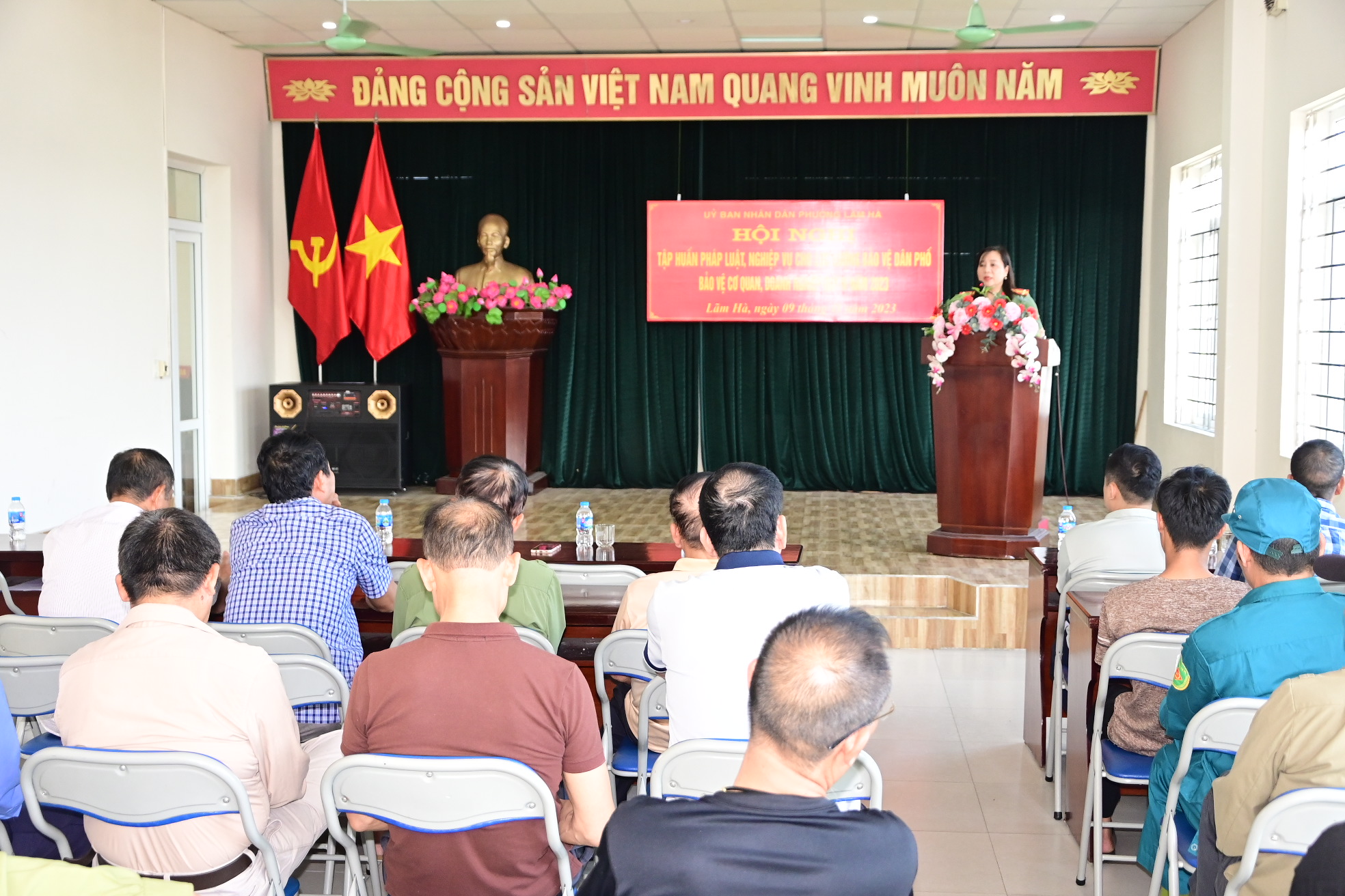 Phường Lãm Hà (Kiến An): Tập huấn pháp luật, nghiệp vụ cho lực lượng bảo vệ dân phố, bảo vệ cơ quan, doanh nghiệp